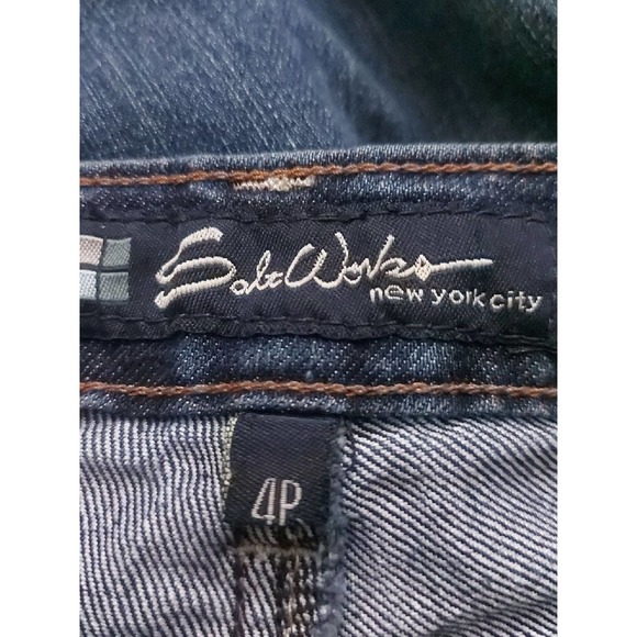 Salt Works New York City Medium Rise Denim Bootcut Jeans 4P Classic Casual Boho - Picture 10 of 12
